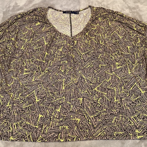 ELOQUII by The Limited Shirt Bat Wing Geometric Print WOMEN’S Size 18 / 20 - Picture 6 of 10